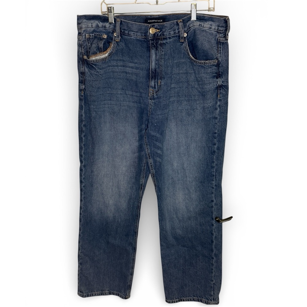 Aeropostale 90s Baggy Medium Wash Straight Leg Jeans ***Please Read***